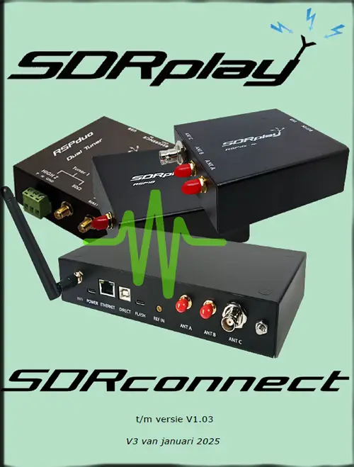 Boek SDRplay en SDRconnect